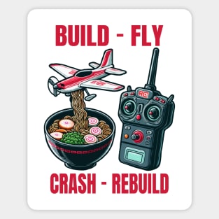 Funny Build Fly Crash Rebuild, Rc Planes And Ramen Magnet